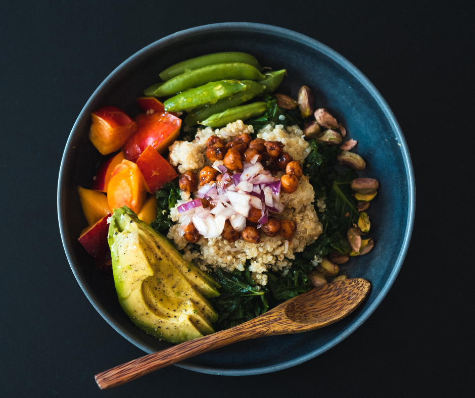 Salata vegana cu nectarine